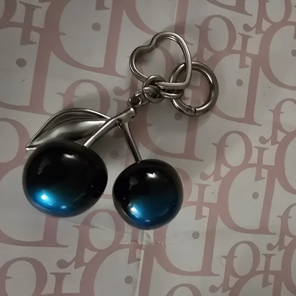 Ombre Cherry 🍒 Bag Charm/ Keychain New - Picture 4 of 6
